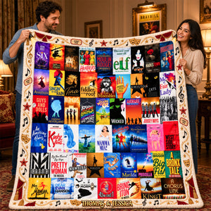 Musical Theater Blanket - Personalized Gifts 06nadh061026