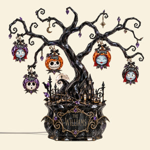 Haunted Christmas Tree Light Box - Personalized Gift For Family 01PATA090926