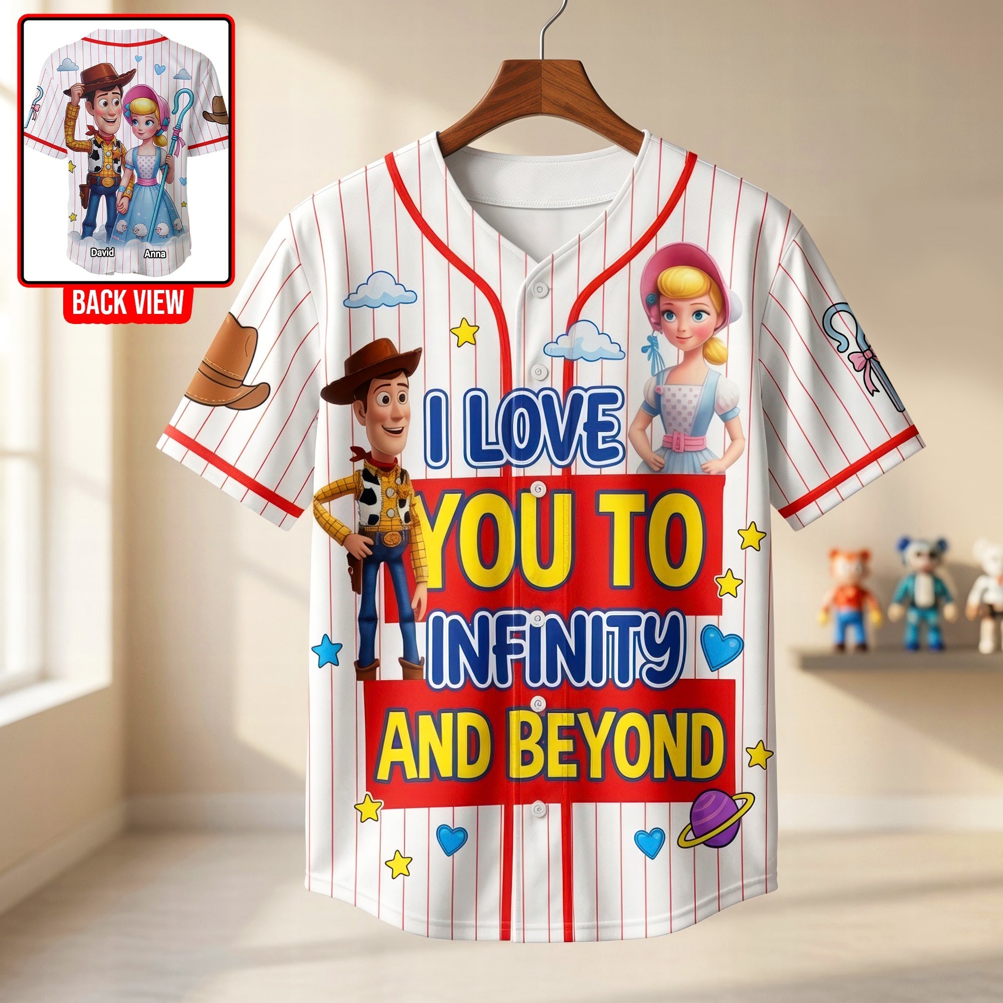 Couple Forever Baseball Jersey - Personalized Gifts For Couple 02NAQN190626
