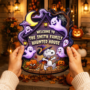 Halloween Family Acrylic Sign - Personalized Gifts For Family 03TODT310726