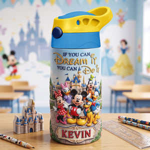 Happy Friends 12oz Colorful Kid Tumbler Personalized Gifts For Kids 03TYTA270726
