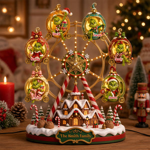 Kids Ferris Wheel Christmas Acrylic Light Box - Personalized Gifts For Christmas 04patn210826