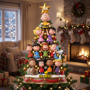 Merry Christmas Acrylic Christmas Tree Topper - Personalized Gifts For Christmas 07natn051026
