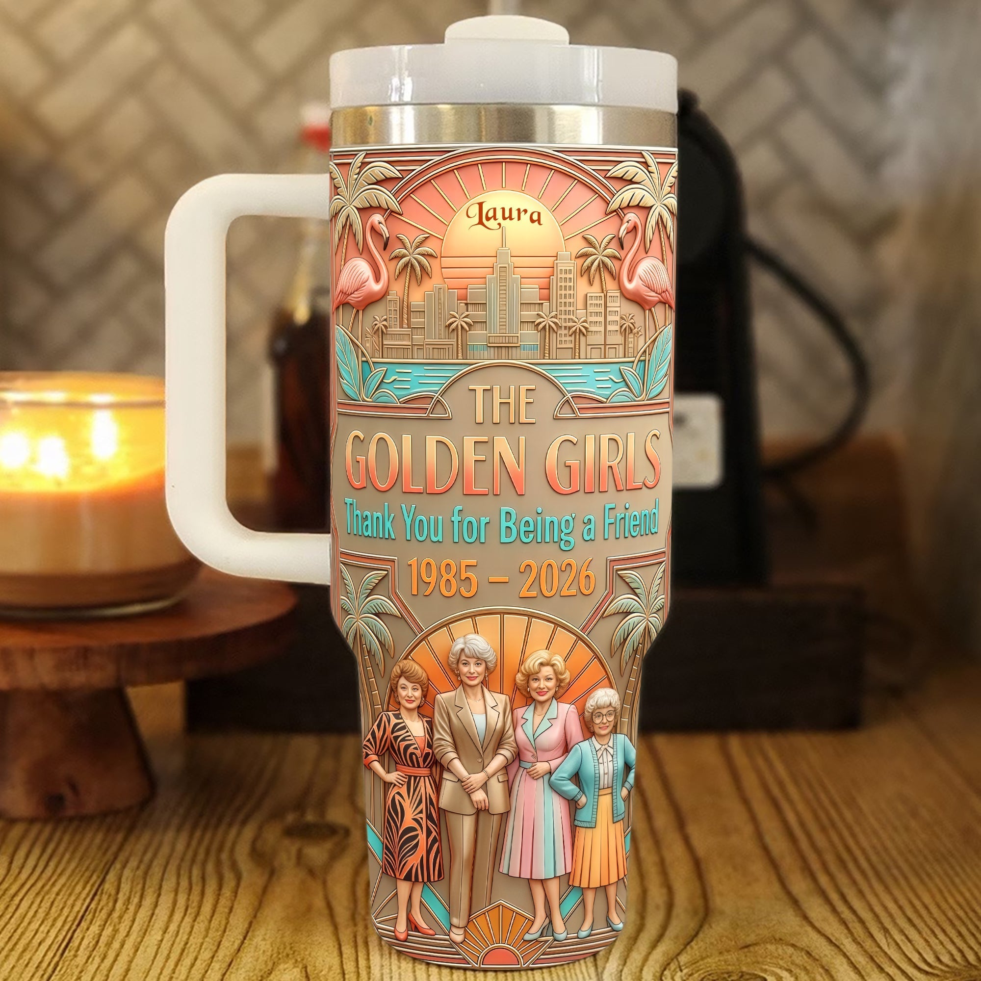 Vintage Friendship Anniversary 40oz Tumbler - Personalized Gifts For Besties 06naqn120326