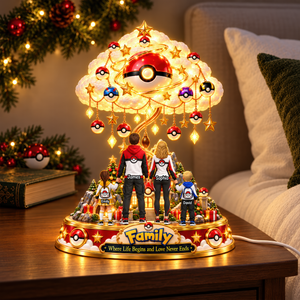 Colorful Creature Family Acrylic Light Box - Personalized Christmas Gifts For Family 01ohqn131026