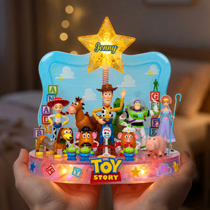Lovely Characters Retro Light Box - Personalized Gifts 01natn240626-Homacus