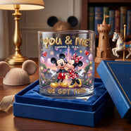 Kissing Couple Round Glass - Personalized Gifts For Couple 01TYLU160626
