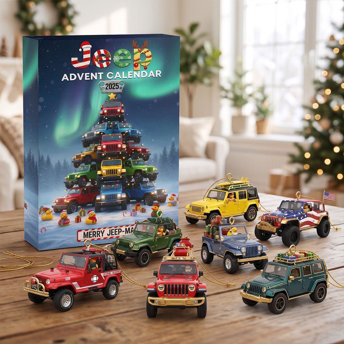 Fun Off-road Advent Calendar Acrylic Blind Box, Christmas Gifts 01qhtn181025