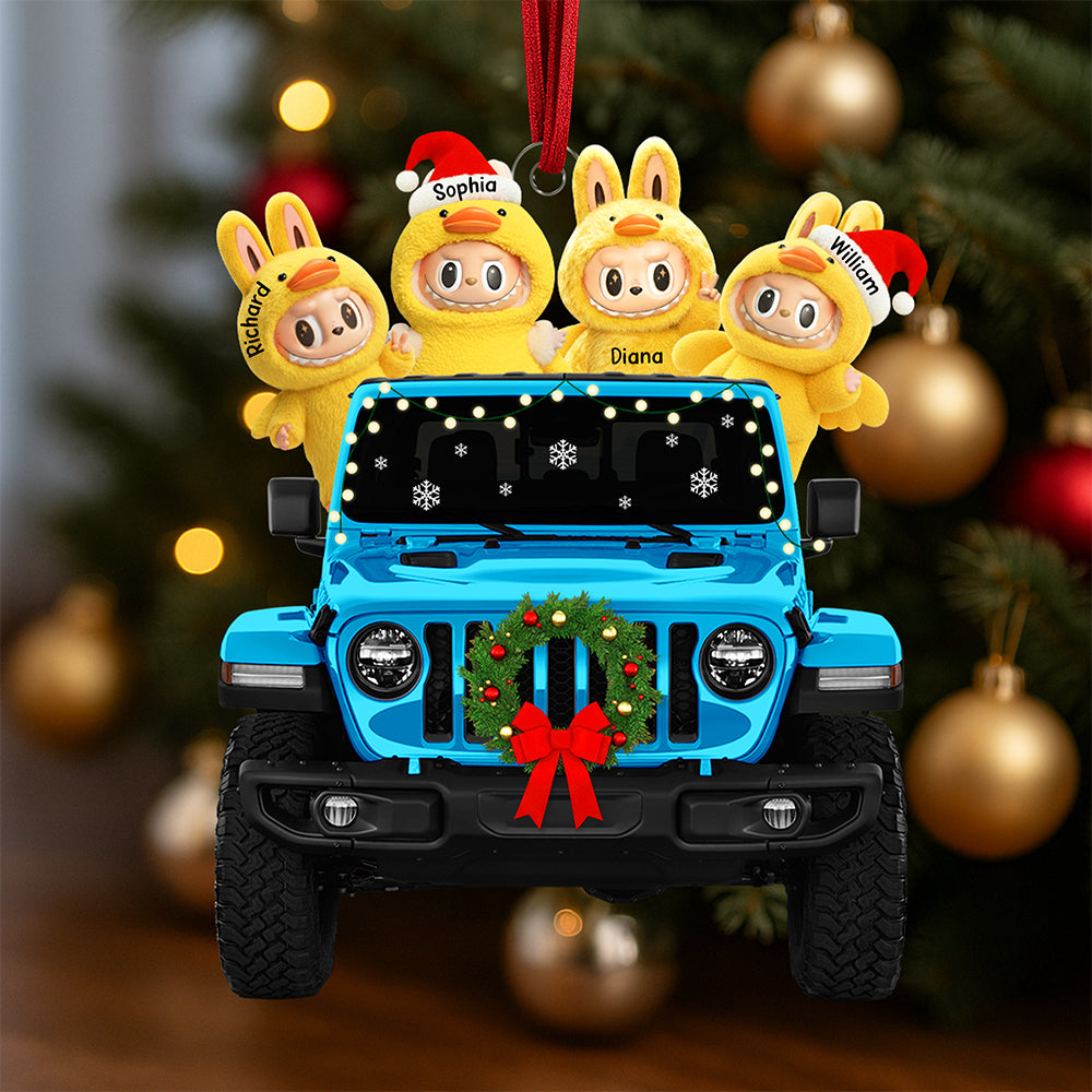 Monster Duck Off-road Christmas Ornament, Personalized Gifts 02qhqn090925