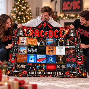 ACDC Band Hood Blanket - Personalized Gifts For Rock Lovers 03naqn241026