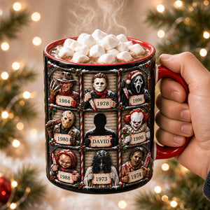 Christmas Horror Squad Accent Mug - Personalized Gifts For Fans Coffee Mug 02PADH211026