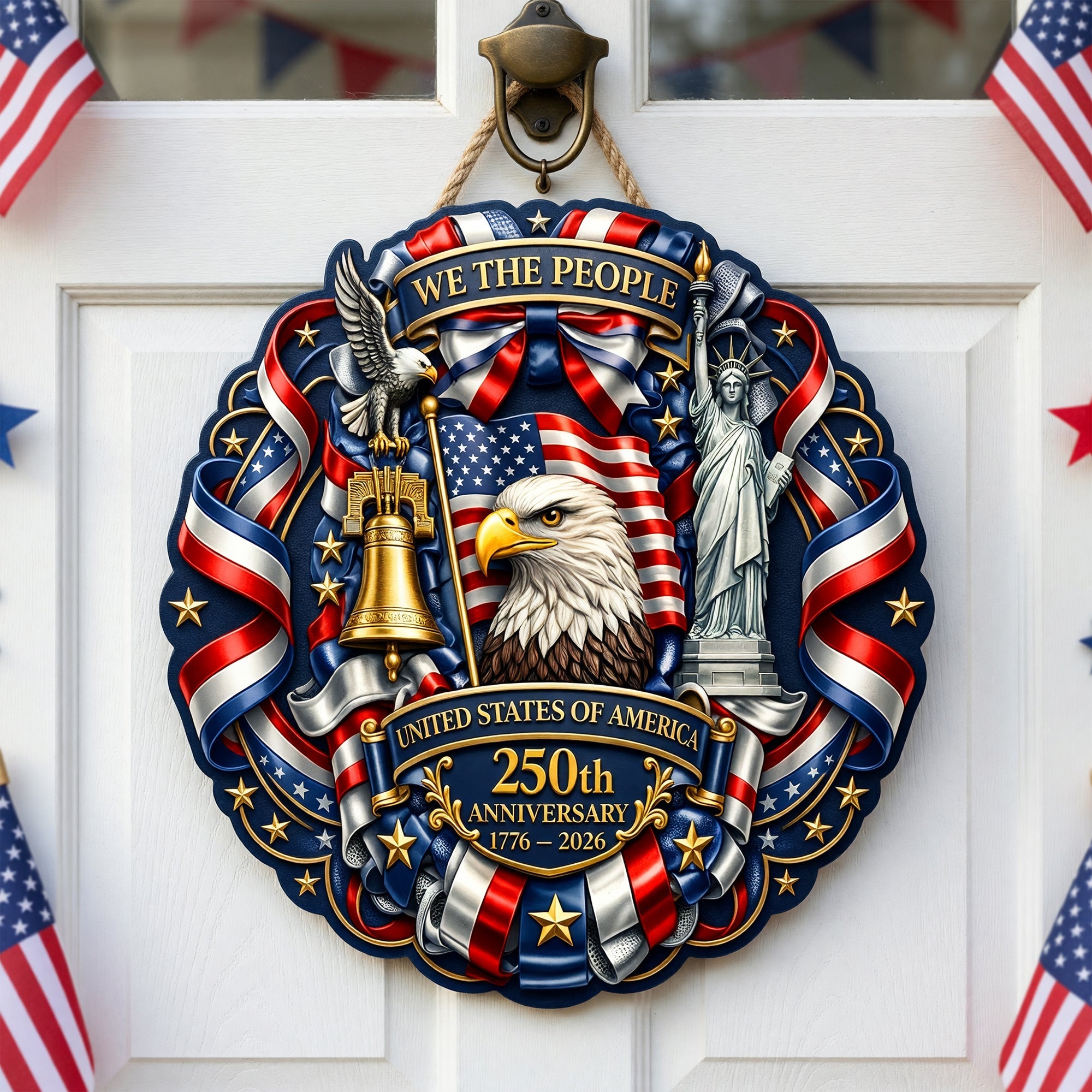 Celebrated America 250th Anniversary Acrylic Sign - Gifts For Patriots 03toqn300526 - Acrylic Sign - GoDuckee