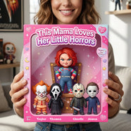 Horror Mom And Kids Acrylic Plaque - Personalized Gifts For Mother's Day Plaque 01NALU040426-Homacus