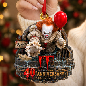 40th Anniversary Acrylic Ornament - Personalized Gifts For Horror Lovers 03nadh100926