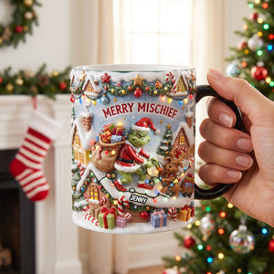 Merry Mischief Christmas Ceramic Coffee Mug - Personalized Gifts 04TYTN010826