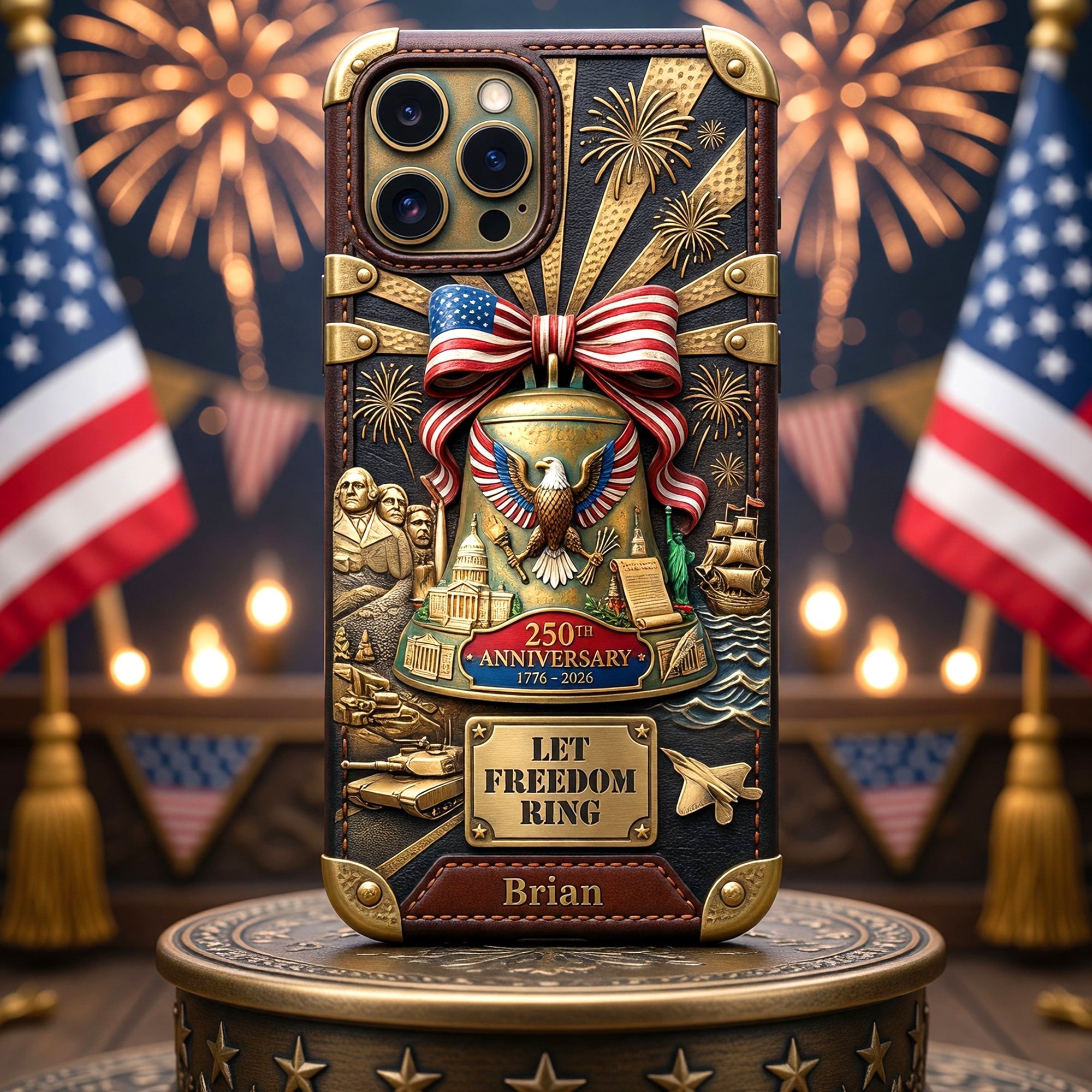 Celebrate 250th Anniversary Phonecase, Personalized Gifts For Patriots 06qhqn080526 - Phone Case - GoDuckee