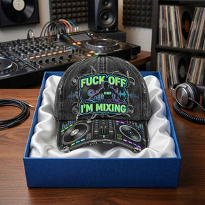 DJ Turntable Graphic Cap - Personalized Gift For Music Lovers 04NATN170326