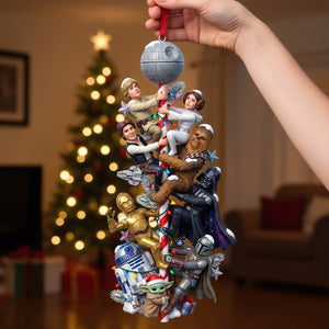 Funny Climbing Cosmic Characters Christmas Ornament - Personalized Gifts For Movie Lovers 04natn120926