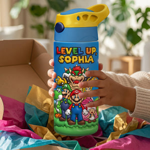 Level Up 12oz Tumbler - Personalized Back To School Gifts For Kids 03todt280726