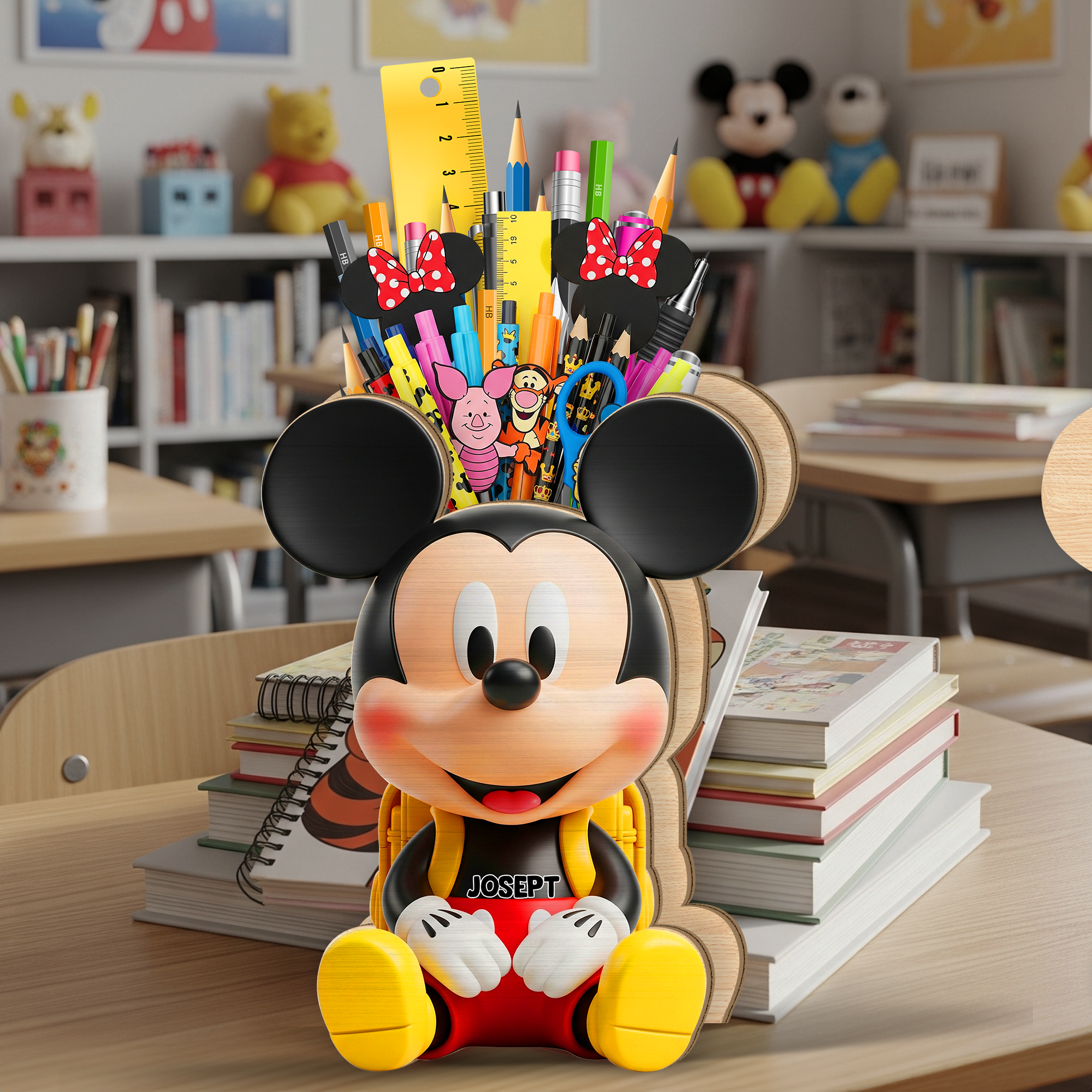 Cute Back To School Pen Holder - Personalized Gifts For Kids 02pglu230725