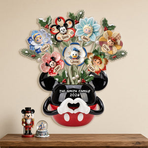 Lovely Family Flower Vase Decal - Personalized Gifts For Family 04qhtn281026