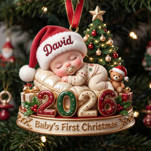 2026 Baby First Christmas Ornament - Personalized Gifts For New Born Ornament 05PGTA231026