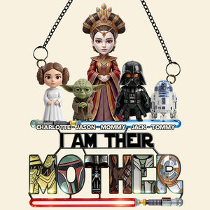 Universe Mom And Kids Layer Suncatcher  - Personalized Gifts For Mother's Day Suncatcher Ornament 01NADT030426