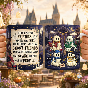 Ghost Friends Coffee Mug - Personalized Gifts For Besties 06nadt300726