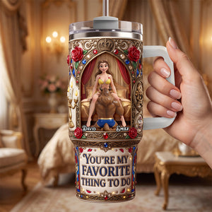 Playful Couple 40oz Tumbler - Personalized Gifts For Couples 02TYDH030726