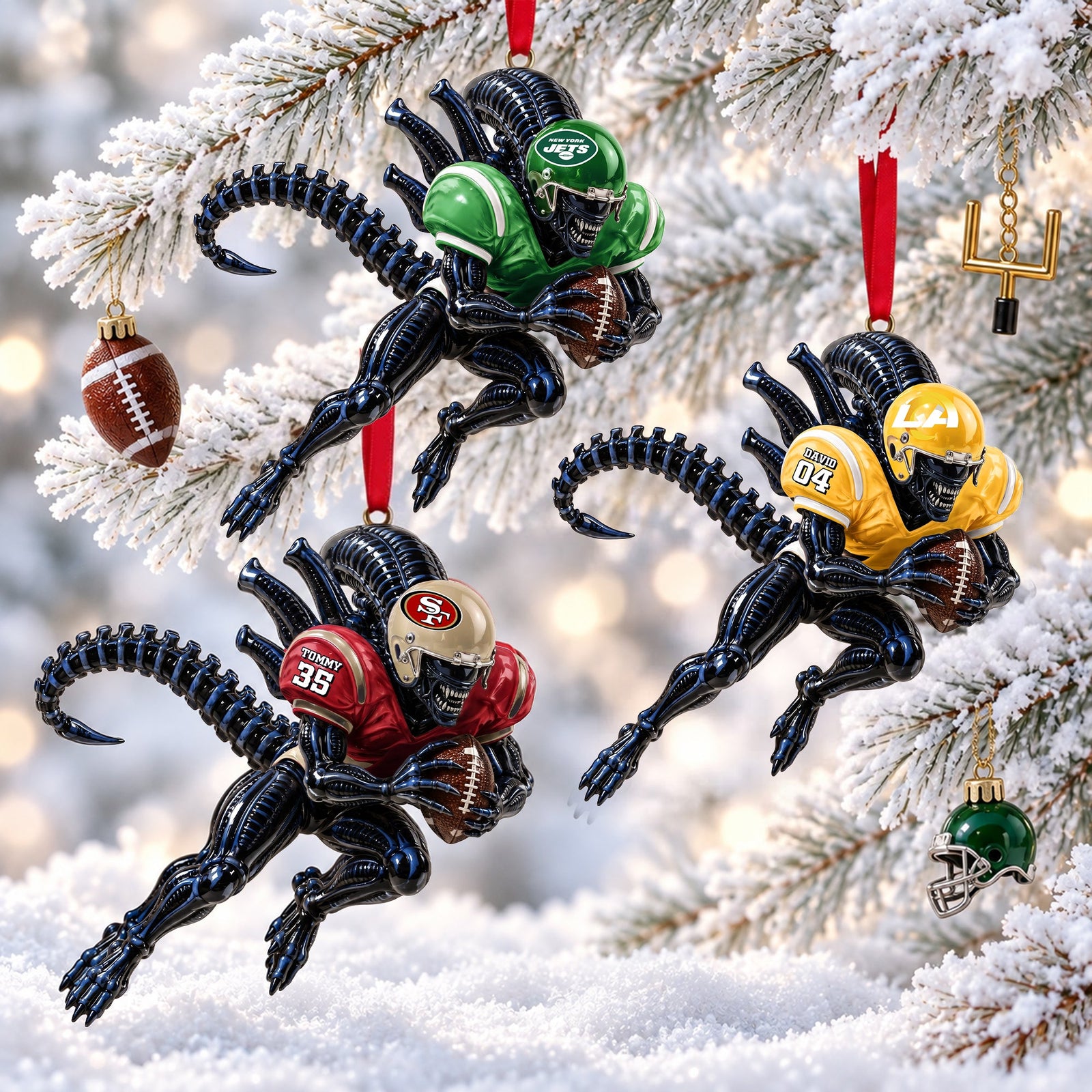 Fierce Dominator Acrylic Ornament - Personalized Gifts For Sport Lovers 06QHLU201026