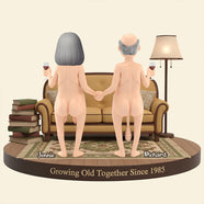 Old Couple Forever Light Box Personalized Gifts For Couple 05NADT051225