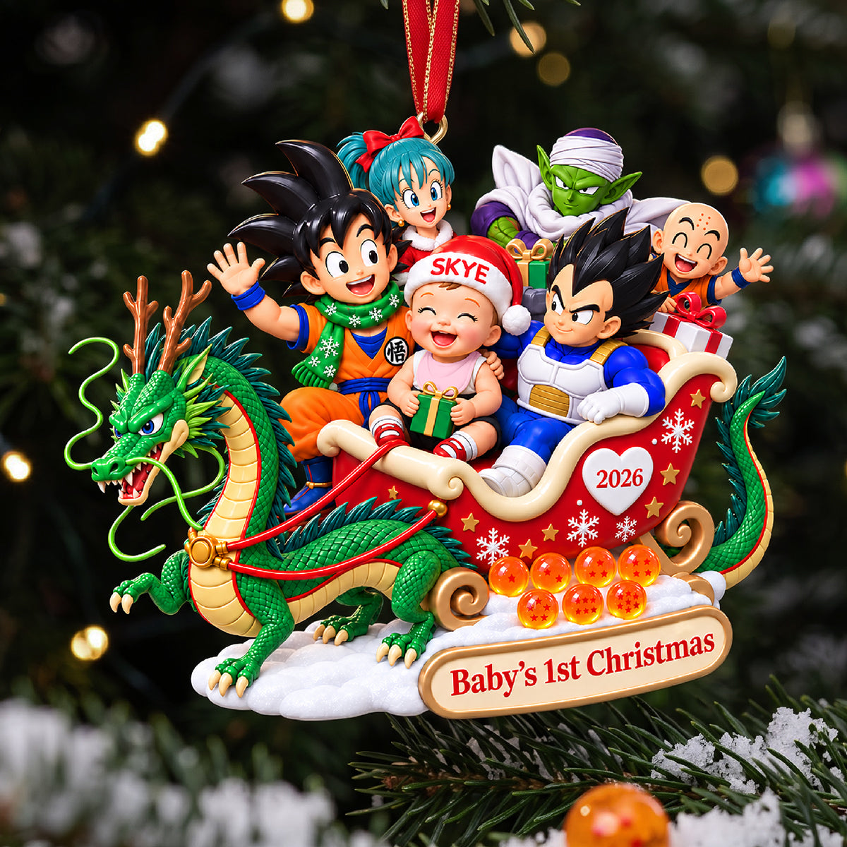 Baby’s Legendary Warrior Crew Ornament - Personalized Gift For Kids 04TYTA161026