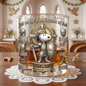 Armor Of God Drinking Glass - Personalized Gifts For Christians 02tyta110726