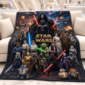 50th Anniversary Cosmic Blanket - Personalized Gifts 07padt061026