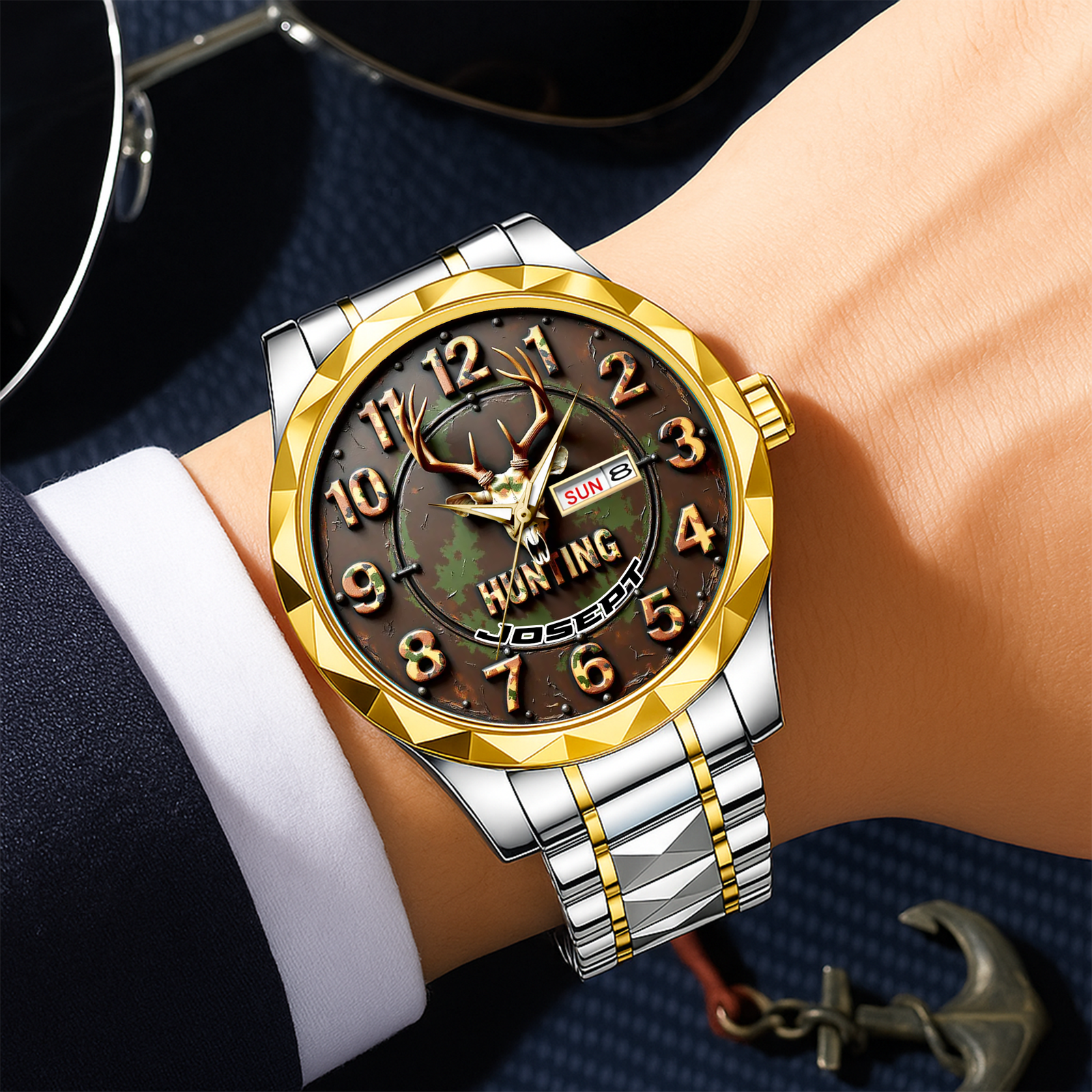 Hunting Men's Watch Personalized Gifts for Hunters 04HULU230725-Homacus