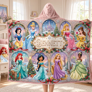 Fairy Tale Christmas Hood Blanket - Personalized Gifts For Kid 03patn261026