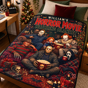 Christmas Night Villain Blanket Blanket  - Personalized Gifts For Horror Lover Blanket 07TOQN021026