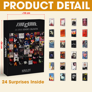 The Cure Gothic Imagery & Melancholic Music Advent Calendar Blind Box - Personalized Christmas Gift For Rock Lovers 02huta271026