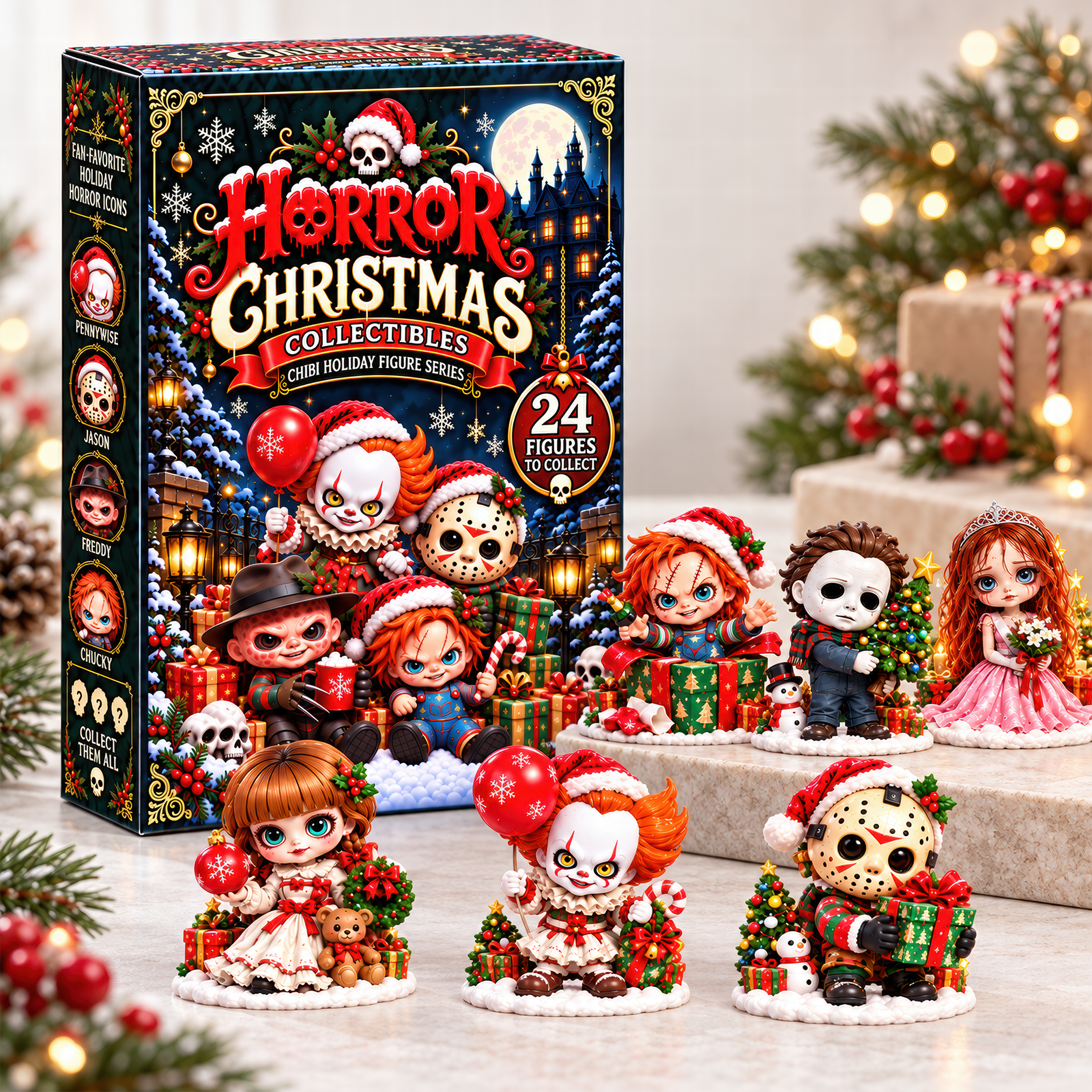 Scare-y Christmas Advent Calendar Blind Box - Personalized Gifts 09TTQN141026