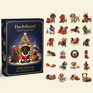 Christmas Advent Calendar Acrylic Blind Box - Gifts For Dog Lovers 01hyta211025