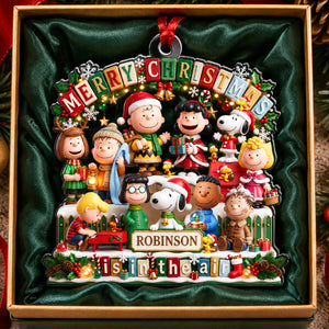 Personalized Classic Cartoon Christmas Ornament – Holiday Gifts 011padh010826