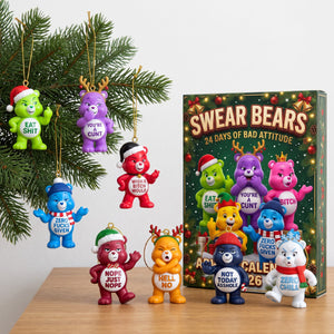 Colorful Naughty Bears Advent Calendar Blind Box - Personalized Christmas Gifts 04natn291026