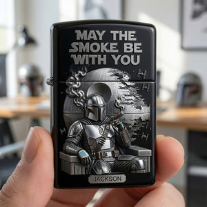Chilling Space Warrior Lighter - Personalized Funny Gifts For Smoking Lover 02tydt060726