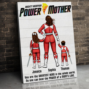 Power Dad Canvas Poster - Personalized Gift For Father 07HUDT120523-Homacus