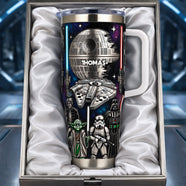 Futuristic Space Warrior Tumbler - Personalized Gifts 03ohlu050326