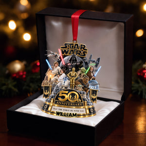 Warriors Merry Christmas Acrylic Ornament - Personalized Christmas Gifts 05ohlu100926
