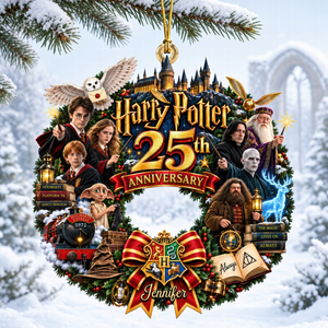 25th Anniversary Fantasy Christmas Ornament - Personalized Gifts For Fantasy Lovers 07ohqn091026