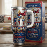 Powerful Mom & Little Ones 40oz Tumbler - Personalized Gift For Mom 02NATA100326