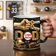 Best American Football Dad Magic Coffee Mug - Personalized Gifts For Dad 02natn190526