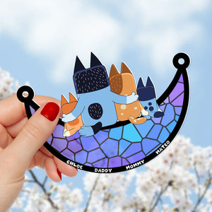 Personalized Gifts For Family Suncatcher Ornament 03nadt250424-Homacus